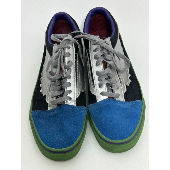 Vans X Marvel Avengers Old Skool Mens 8 Women 9.5 Shoes Captain America Sneakers - Picture 3 of 7